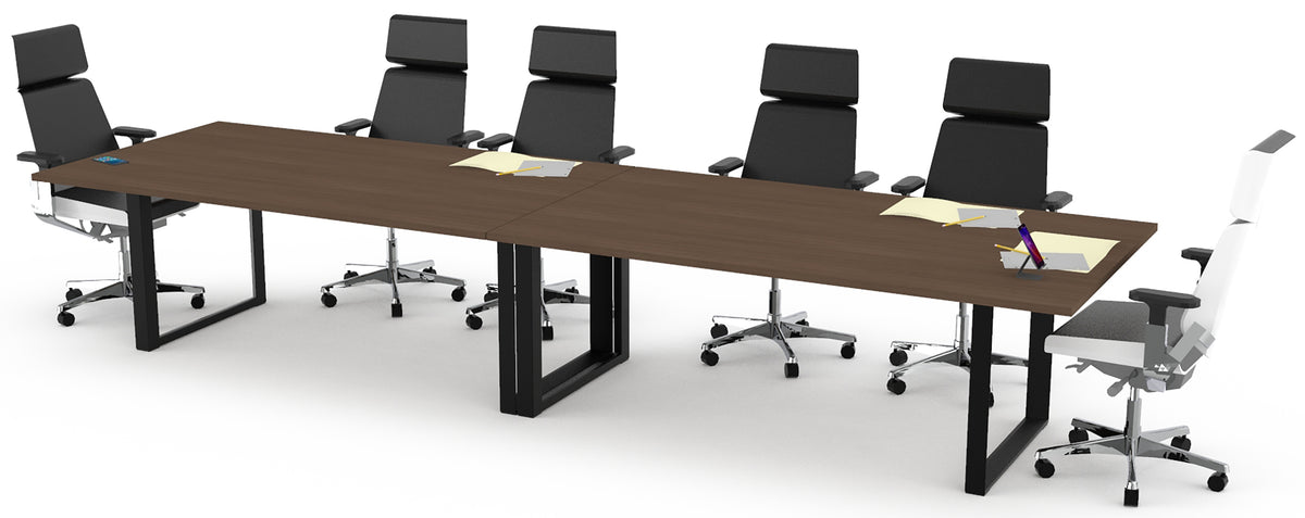 Mesa de Juntas Consejo SQ White/Silver/Black - OffiMobile