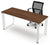 Escritorio Operativo TECH SQ White/Silver/Black - OffiMobile