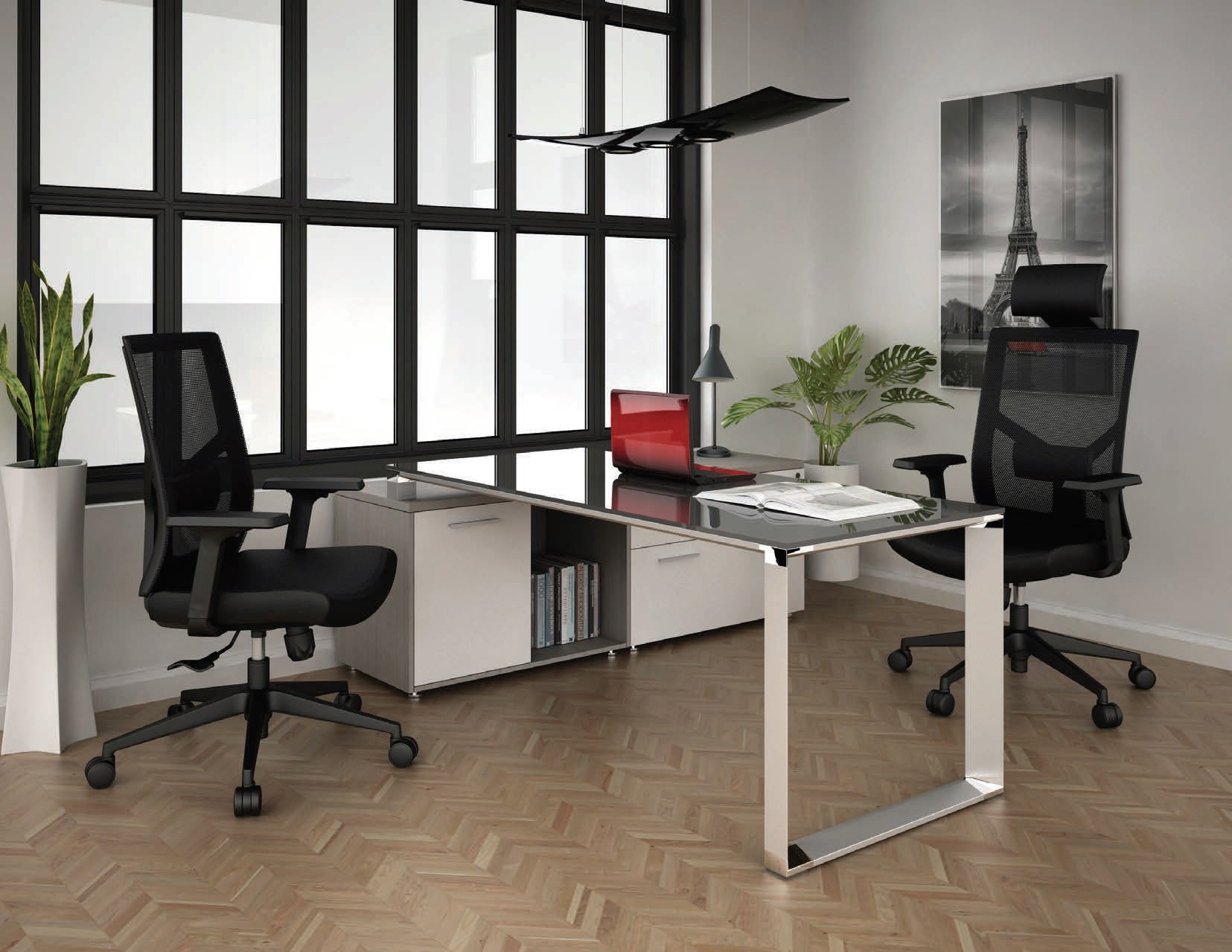 Escritorios con credenza - Offimobile