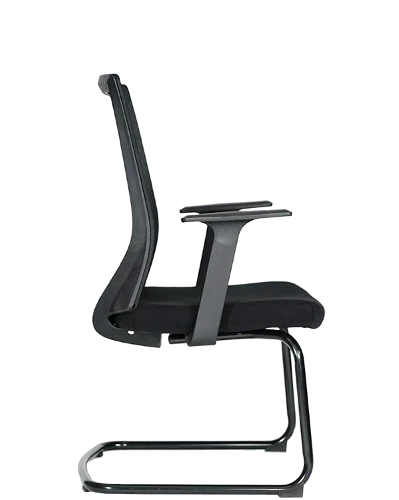 Silla Visitante Vision Black - offimobile