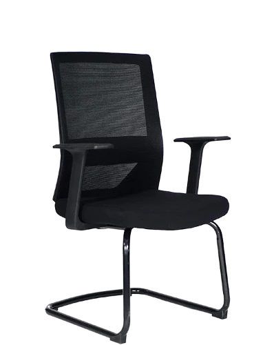 Silla Visitante Vision Black - offimobile