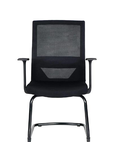 Silla Visitante Vision Black - offimobile