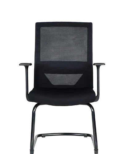 Silla Visitante Vision Black - offimobile