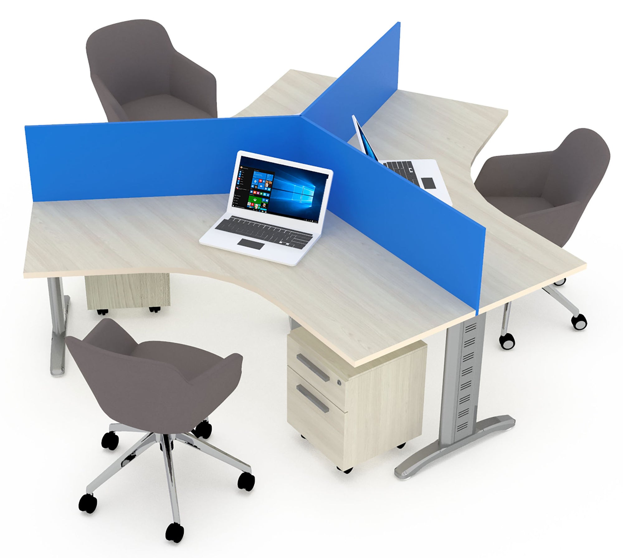 Mesa Multiusuario Permassa 3P - OffiMobile