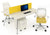 TECH Z/CHROME O Z/WHITE BENCH PARA 2 PERSONAS - OffiMobile