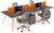 Mesa Bench Z Chrome - OffiMobile
