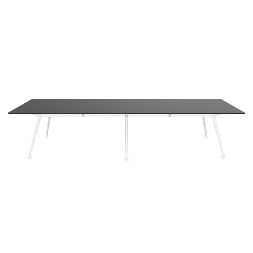 Mesa de Juntas Consejo Z Chrome Cristal Templado