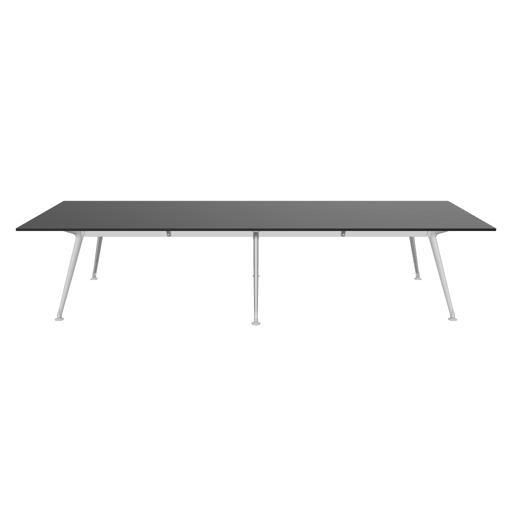 Mesa de Juntas Consejo Z Chrome Cristal Templado