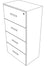 Archivero Horizontal 4G En Melamina - OffiMobile