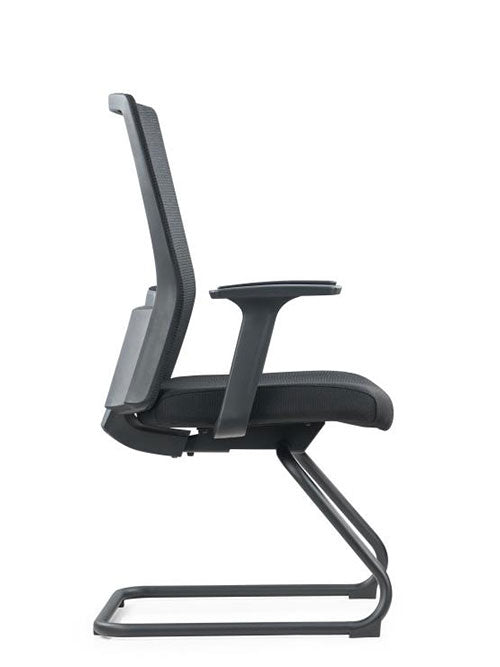 Silla Visitante Artic Black - OffiMobile