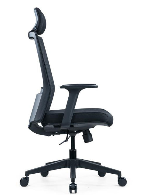Silla Ejecutiva Artic Black - OffiMobile