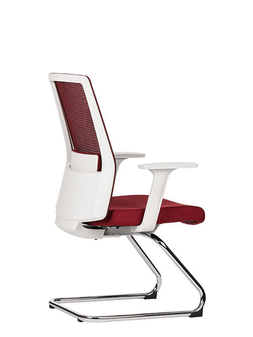 Silla Visitante Arctic White - OffiMobile