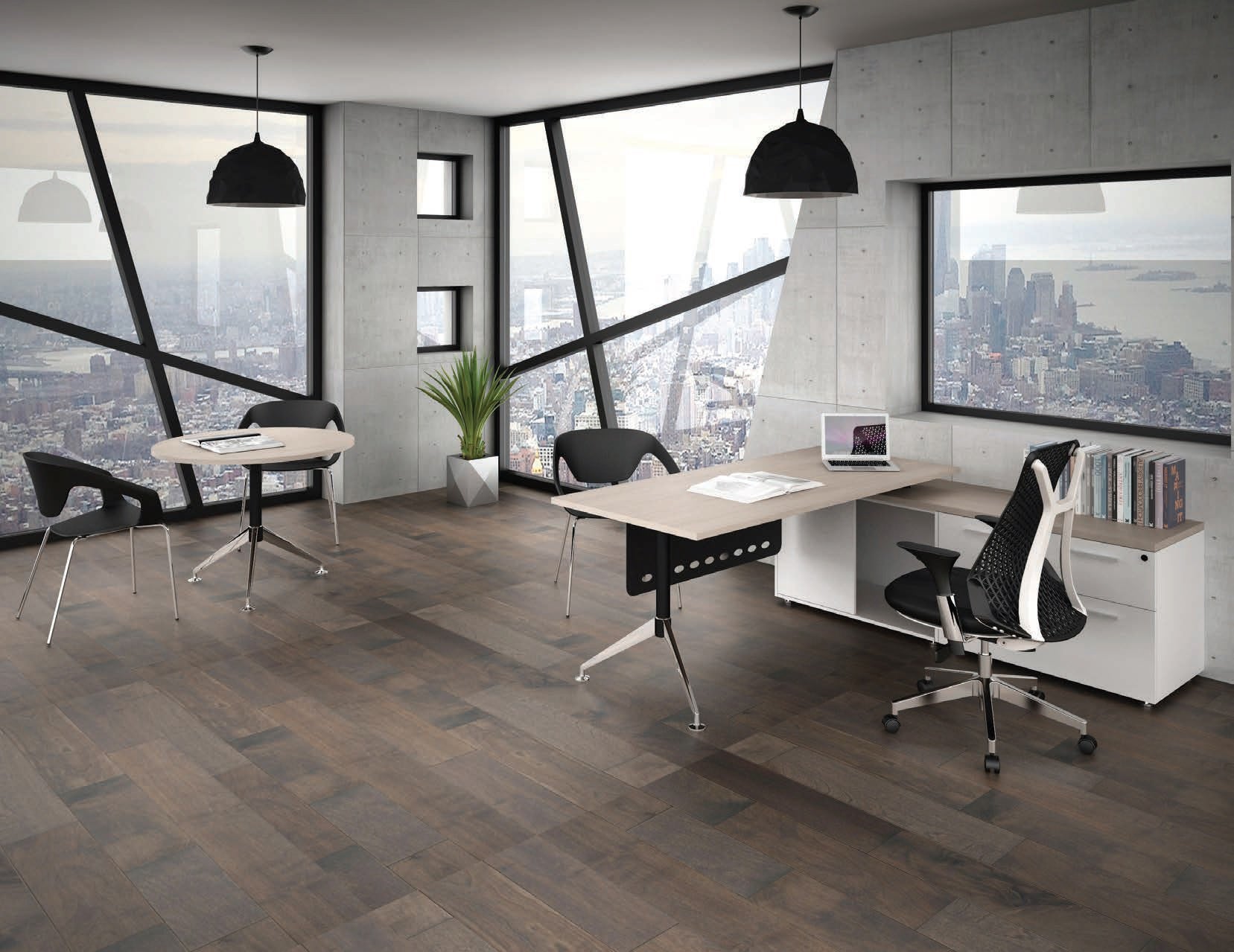 Escritorios con credenza - Offimobile