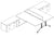 Tech black Chrome Credenza doble