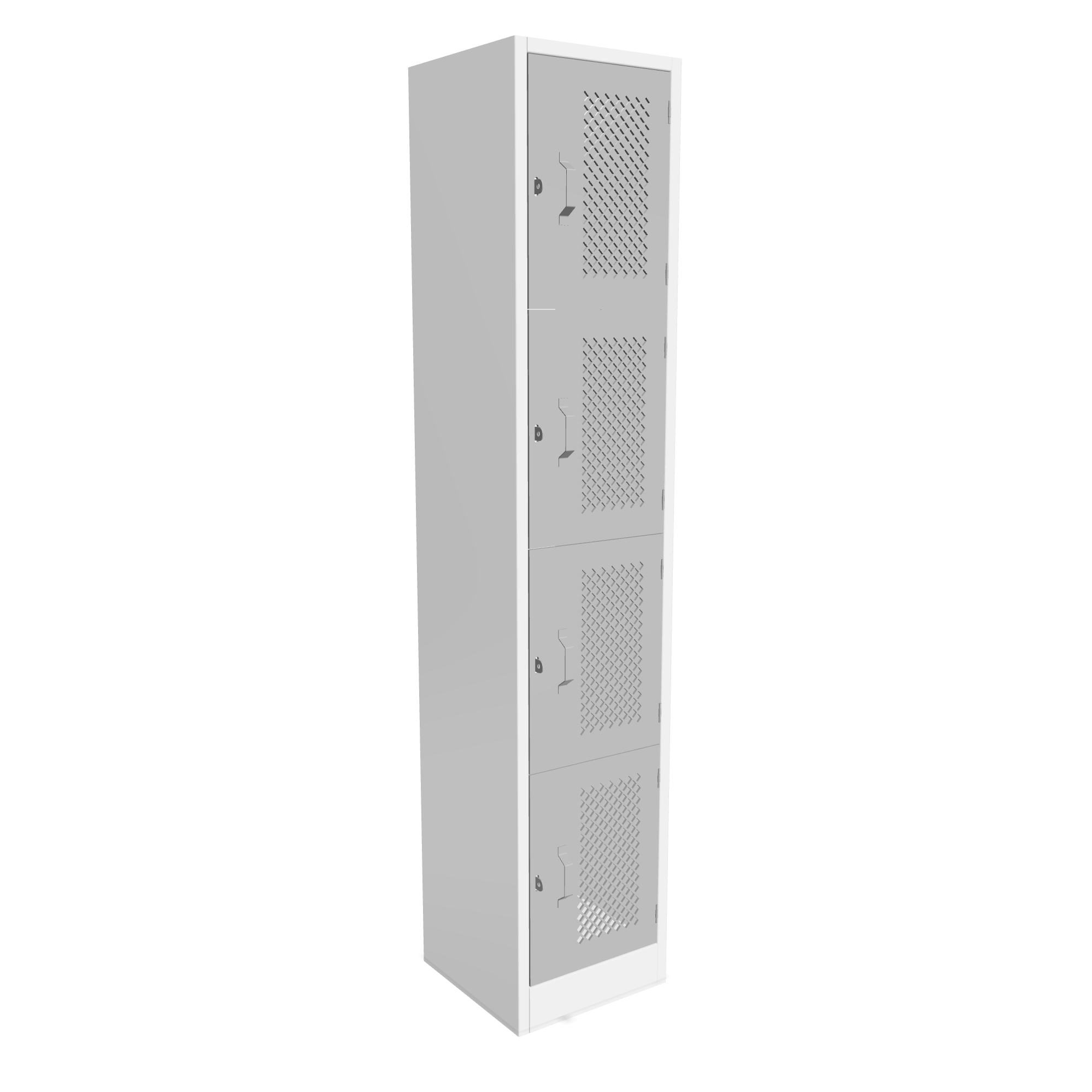 Locker Metalico Mesh 4 Puertas