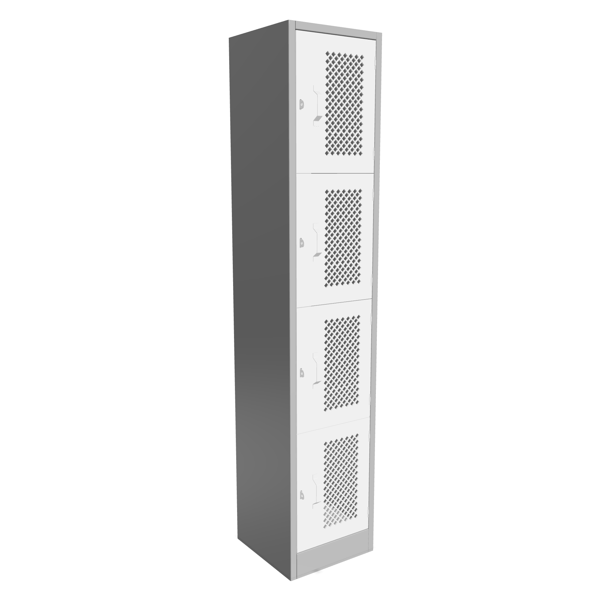 Locker Metalico Mesh 4 Puertas