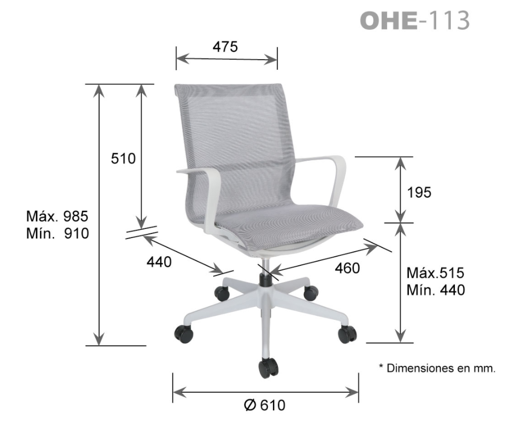 Silla Operativa Bio OHE-113 - OffiMobile