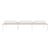Mesa Bench MS White/Silver 6P