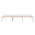 Mesa Bench MS White/Silver 6P