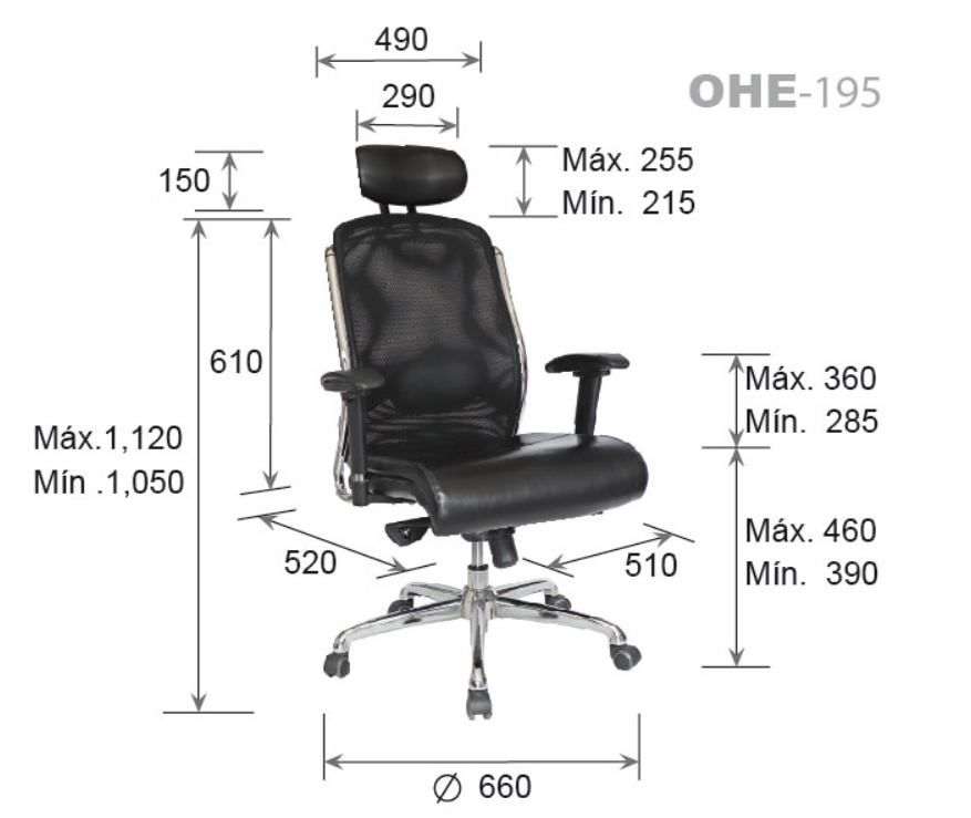 SILLA EJECUTIVA CROMA - Offimobile