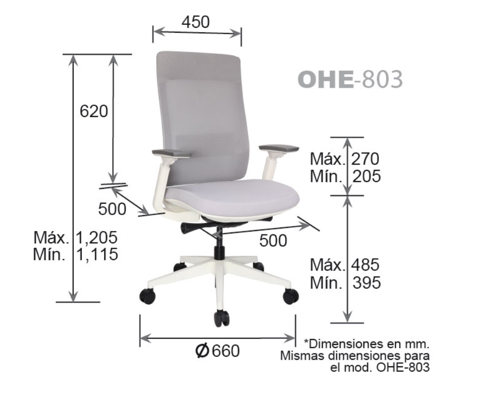 Silla Ejecutiva Quo OHE-803 - OffiMobile