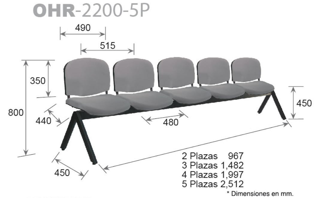 BANCA ELLITICO 4P - OffiMobile