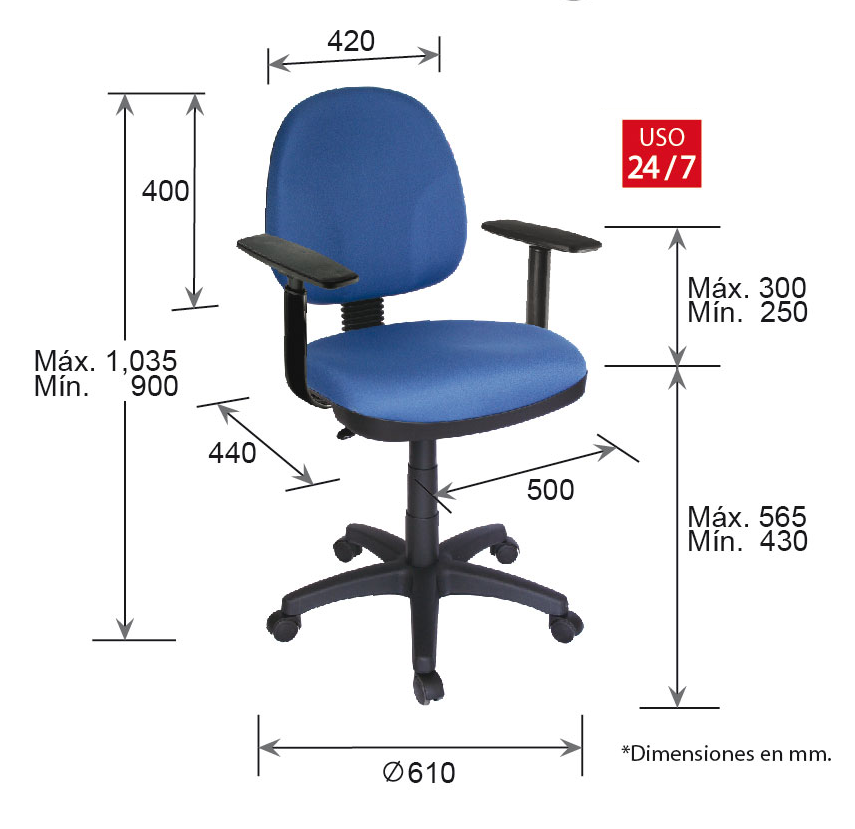 SILLA PROCHAIR 1P - OffiMobile